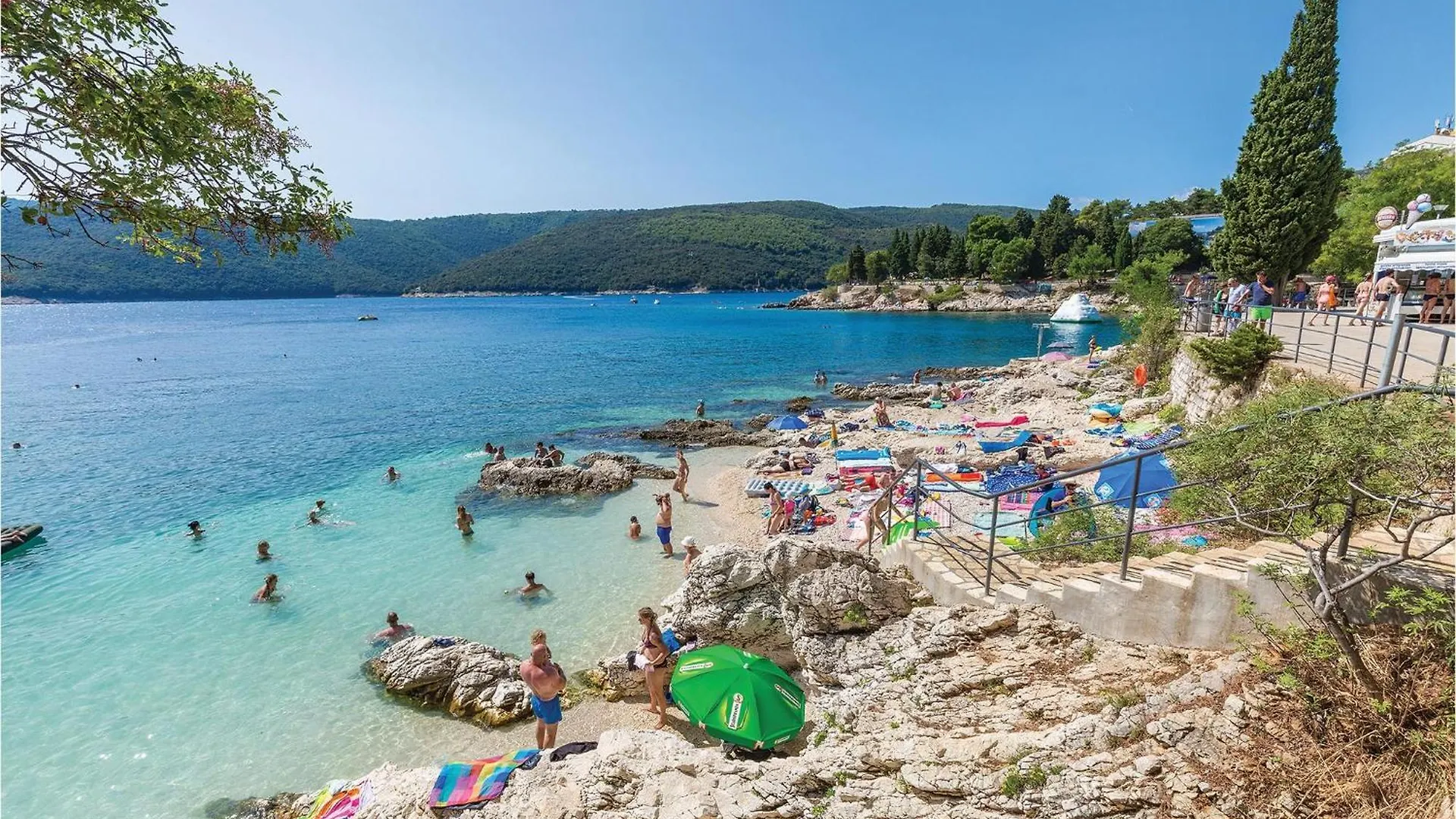 ראבני Lovely Apartment In Labin With House Sea View 0*,