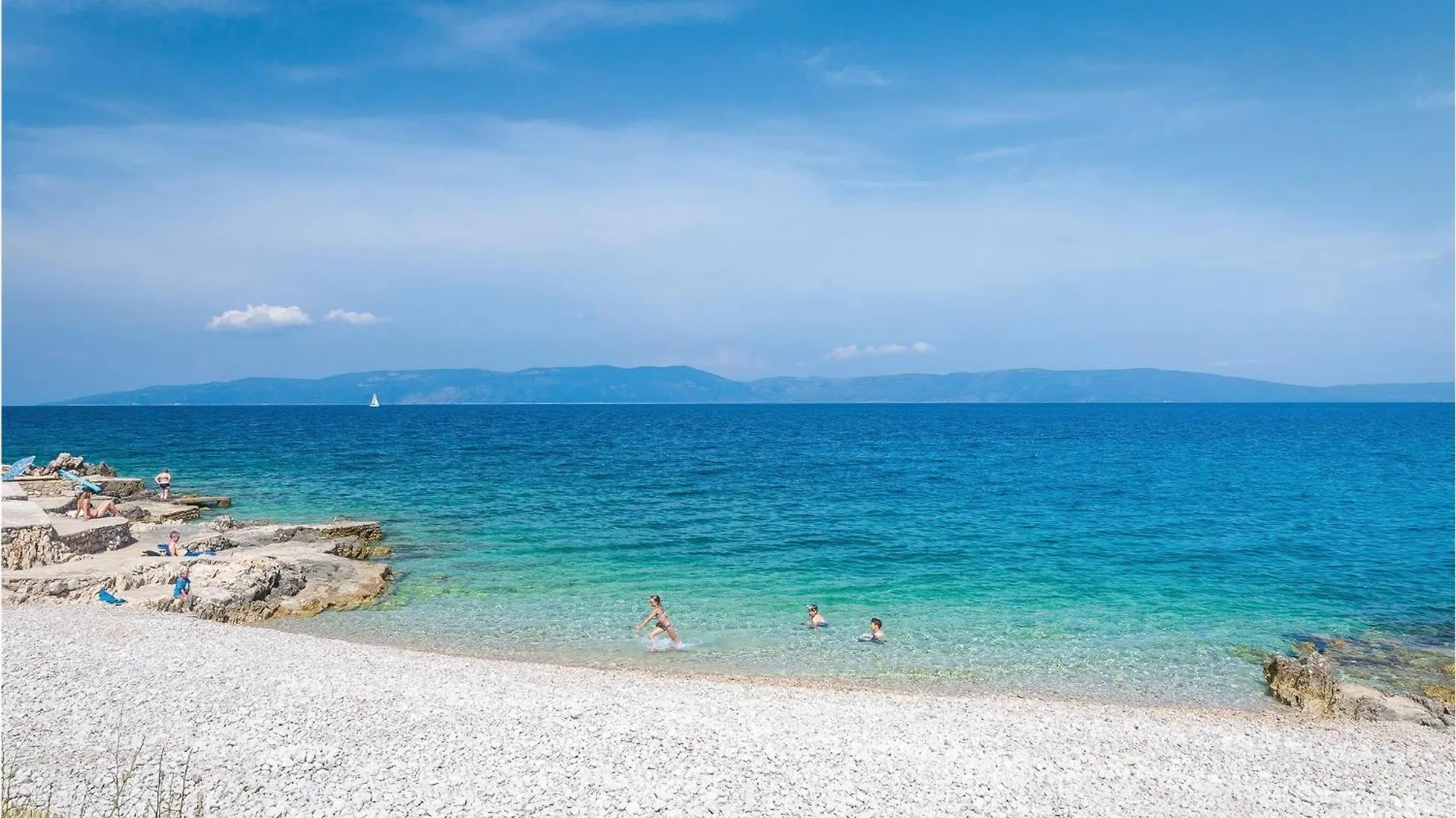 ראבני Lovely Apartment In Labin With House Sea View 0*,
